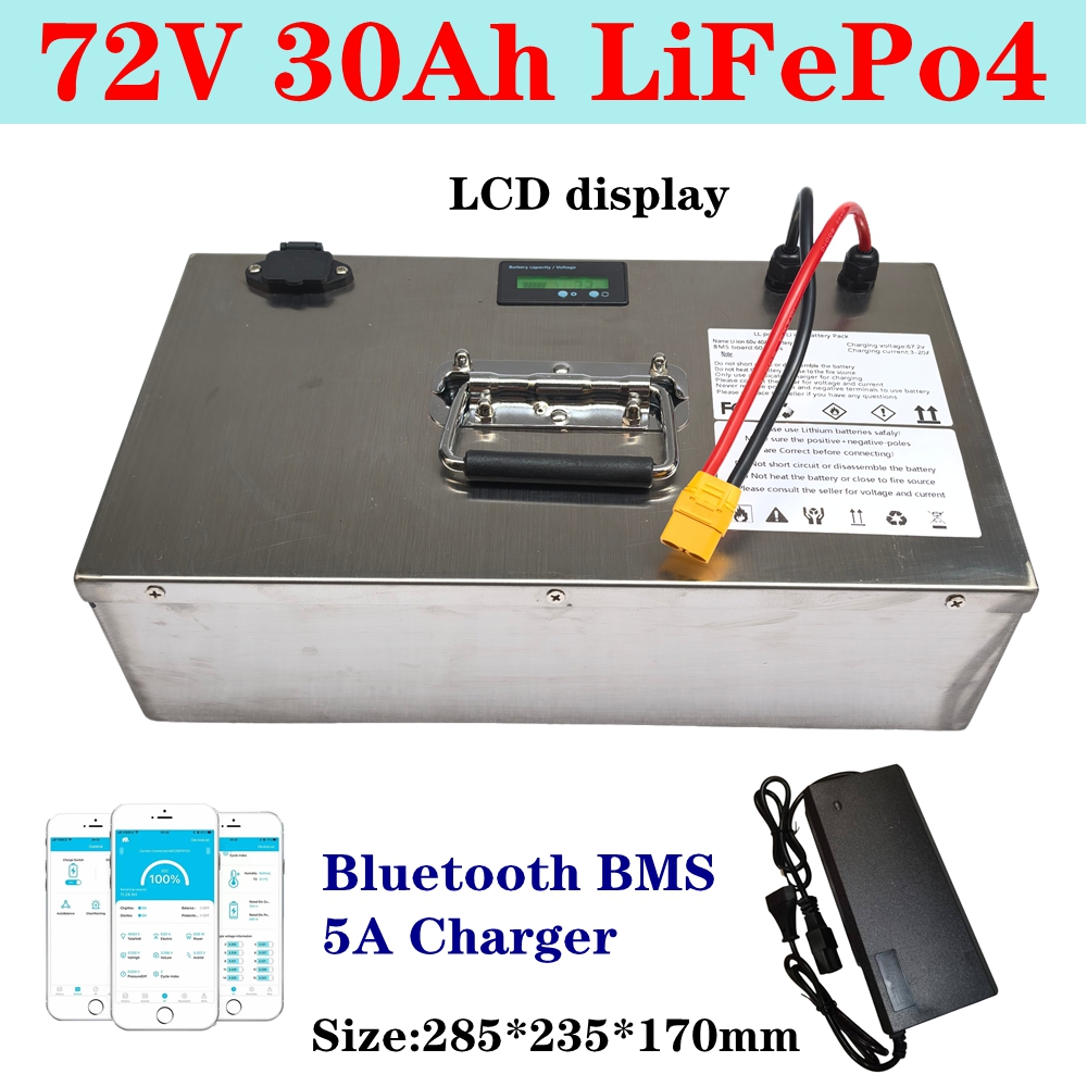 업그레이드된 72V 30Ah 20Ah Lifepo4 배 - 72V 45A Dual Controller 리뷰 및 가격