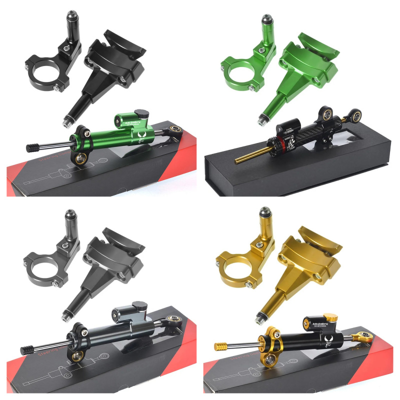 카와사키 500 2024 - 오토바이 브래킷 닌자 40 - Steering Damper Stabilizer Kit Cnc 리뷰 및 가격