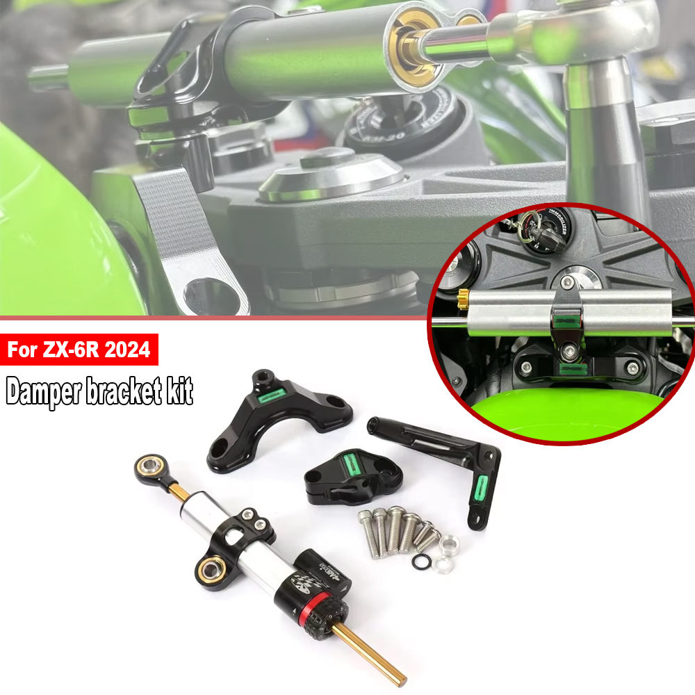 Steering Damper Stabilizer Kit Cnc - 가와사키 닌자 ZX 6R ZX-6R ZX6R