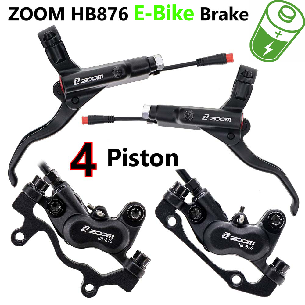 ZOOM HB-876E 전자 자전거 4 피스톤 유압 디 - Zoom Hydraulic Brake 4 Piston E-Scooter 리뷰 및 가격