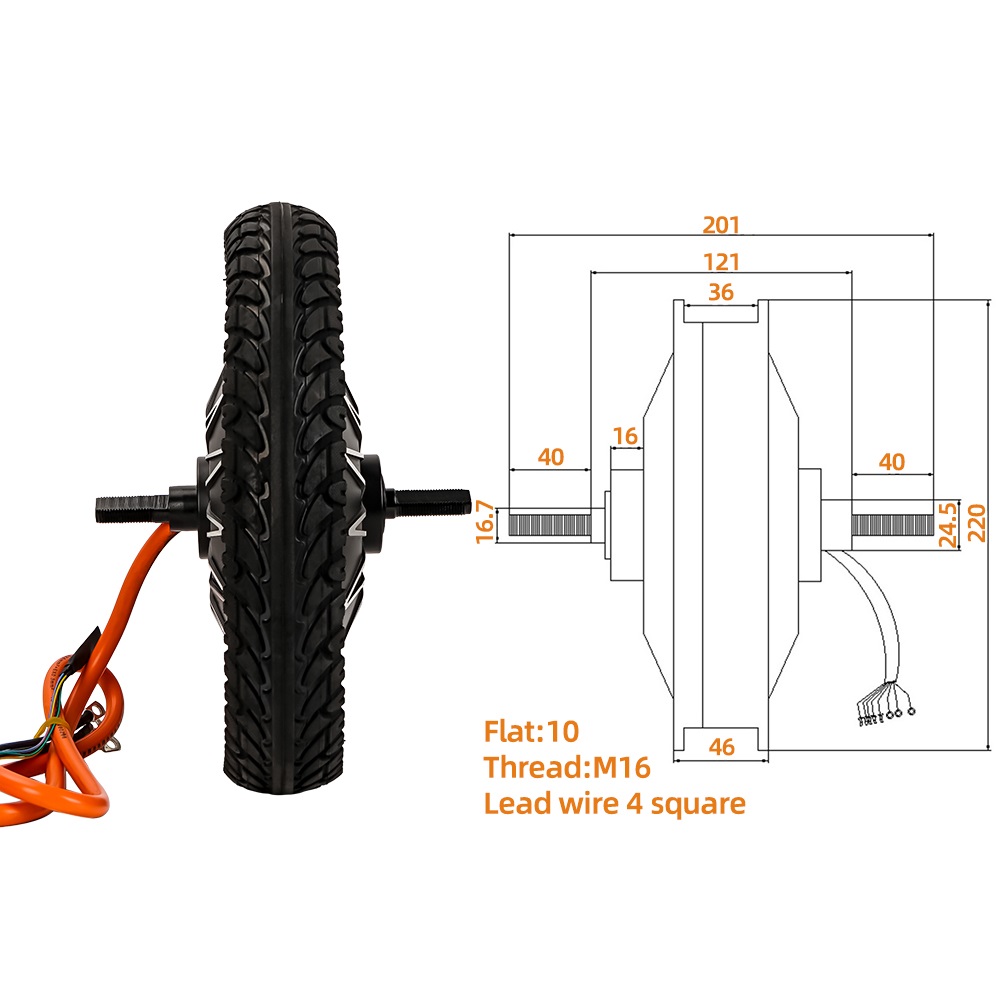 전기 자전거 휠 드라이브 모페드 엔진 분리형 디자인 모 - 60V 5000W Brushless Hub Motor 리뷰 및 가격