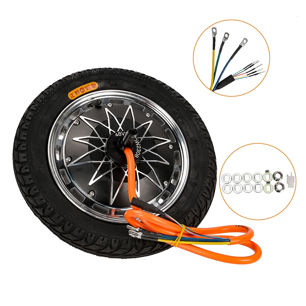 전기 자전거 휠 드라이브 모페드 엔진 분리형 디자인 모 - 60V 5000W Brushless Hub Motor 리뷰 및 가격