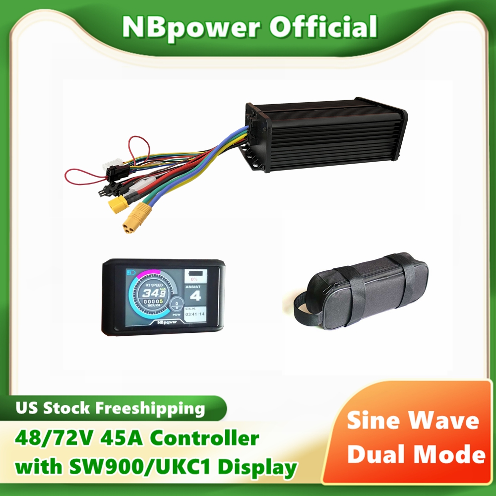 미국 주식 듀얼 모드 NBpower 사인파 Ebike  - 72V 45A Dual Controller 리뷰 및 가격